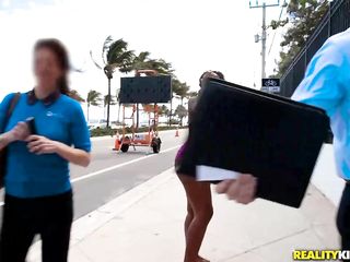 Curvaceous, black babe with a big, round ass, Kokohontas is getting her daily dose of fuck