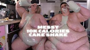 Messy 10k Calories Cake Shake Reenaye Starr & Olivia Jaide - MP4 1080