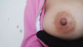masturbating my Big Clit I love to be very wet with my swollen pussy