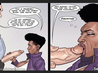 The Mayor Season 4 Ep. 7 - Curvy Black Lesbo Butch gets Coarse Deepthroat Face screw from Monster Dick Politician