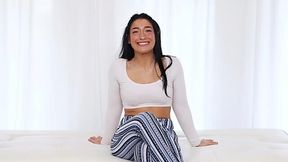 Sunny Lana gets casted on a pornshoot to get her tight snatch pounded