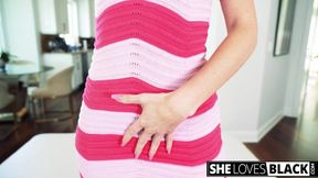 Blowjobs and Breast Job Tease with Beverly Hillson gets BBC Treatment