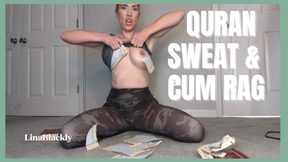Quran Used as a Sweat &amp; Cum Rag