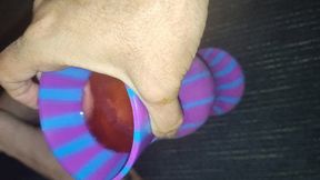 Flexing calves while says Happy Mardi Gras