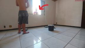 I couldn&#039;t stand it and had sex with the painter&#039;s big cock, the greedy bastard left my pussy all cummed