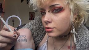 new smoking fetish videos compilation cigarette goth