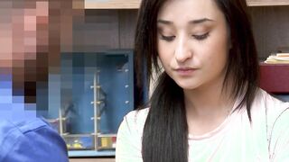 Latina teen emloyee fucked hard by guard