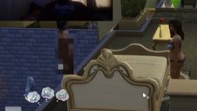 I used Guinn Wives to Make Woohoo's while naked in The Sims 4 Gameplay on Xbox One