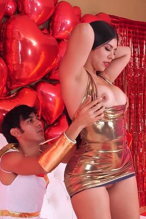 Cupid on Valentine's Day. Elizabeth Marquez