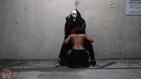 Big Tits Ebony Screams as She Gets Fucked Doggystyle in New Movie Premiere Today!
