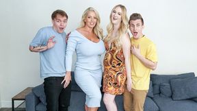 Audrey Madison and Alura Jenson shine in a rather twisted foursome