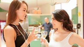 FFM threesome in the kitchen with Valentina Nappi and Charity Crawford