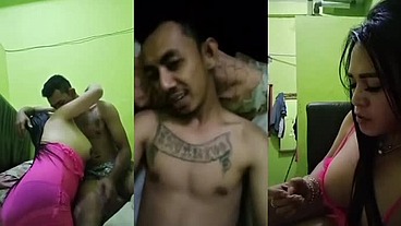Asian Ladyboy very filthy with a skanky client from Indonesia