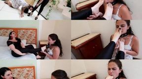 MY BEAUTIFUL SLAVE AT MY FEET - GODDESS LETICIA MILLER & SLAVE ANNY LEE - EXCLUSIVE LM VIDEOS APRIL 2023 - CLIP 2