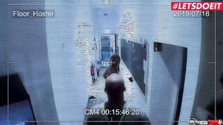 TURNED ON HOSTEL - Lucky Nerd Getting To Banged Geeky Women Stella Flex - LETSDOEIT
