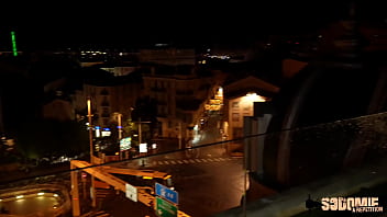 Dirty French Whore Lena Craves Raw Sex With Scrawny Beasts in the City of Love