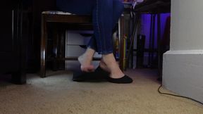 Playfully Dangling My Flats