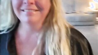 Neighbor hubby came for a crockpot and he made me cum