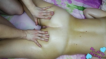 StepMom Mature Cougar Big Natural Tits Boobs Amateur Homemade Amature Hot Massage Coconut Oil