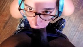 White Sluty Wife Devours Massive Black Dick&#x1F32D;
