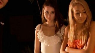 ADULT TIME - Riley Reid's INTENSE THREE-WAY With Her Stepdad & Barely legal BFF Janice Griffith! PART one+two