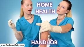 Annoyed Medical Handjob in Gloves from In House Nurses - Brat Girls - Glove Fetish