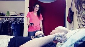 Caught him texting other girls and showed him whos boss!
