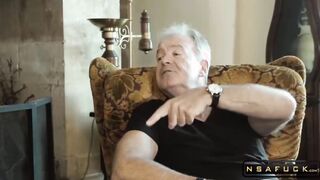 Her Pussy wants the old Man Cock inside