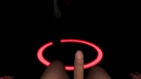 pov robot girl strip tease