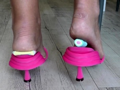 Mix of Foot Fetish clips from Amateur Trampling