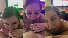 drinking night turns into deepthroat night