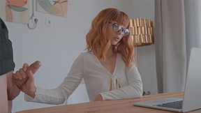 As 'Zoom Meeting' She Screams While His Wet Cum Fills Her Taut Teen Slit