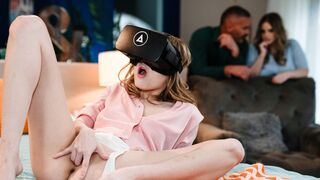 Stepdads cock is better than VR porn