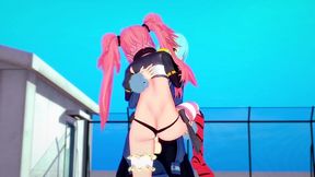 rimuru fucks milim standing up - the time i got reincarnated as a slime parody
