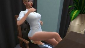 The Teacher Fully Enjoys Her Slave After Class