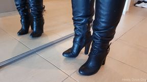 Fast Toe Tap in Leather Boots and Sandals