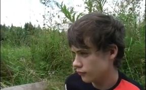 school-elder Year aged teen And senior chap moist outside