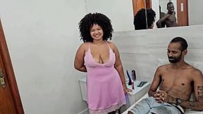 Naughty&#x1F608; Chubby Barbie Marley Double fucks for Camera, Gets Milk in Mouth