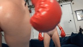 Boxed to Exhaustion II (HD MP4)- Paisely Prince and Tilly McReese Boxing Gloves, Punches, Pov Boxing, Ass shots