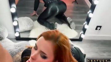 Gothic Stepsis Deep Sucking and Doggy Banging after a Rock Concert Cutie Fox