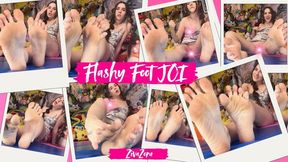 4K Ziva Fey - Flashy Foot JOI