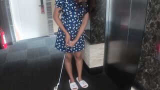 Cute amateur Thai teen on a date and sex
