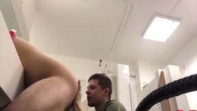Sex in Public Bathroom