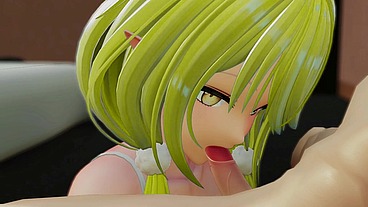 Yukihana Lamy Hentai Blowjob Creampie Vtuber Hololive MMD 3D Blonde Hair