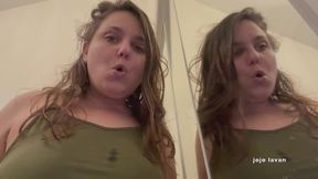 Burping in the mirror - two angles