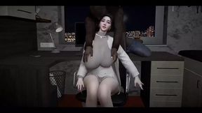 Oriental Cheater Getting Deepthroated by BBC