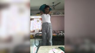 Hot tamil aunty dark nipple piss showing
