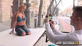 Public Sex with Stranger: Alexis Bardot Goes Wild in Our Truck!