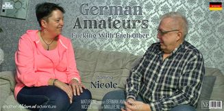 Horny German amateurs fucking with each other on the couch