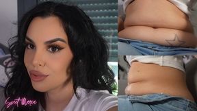 Burping and showing off my fat belly | Sweet Maria